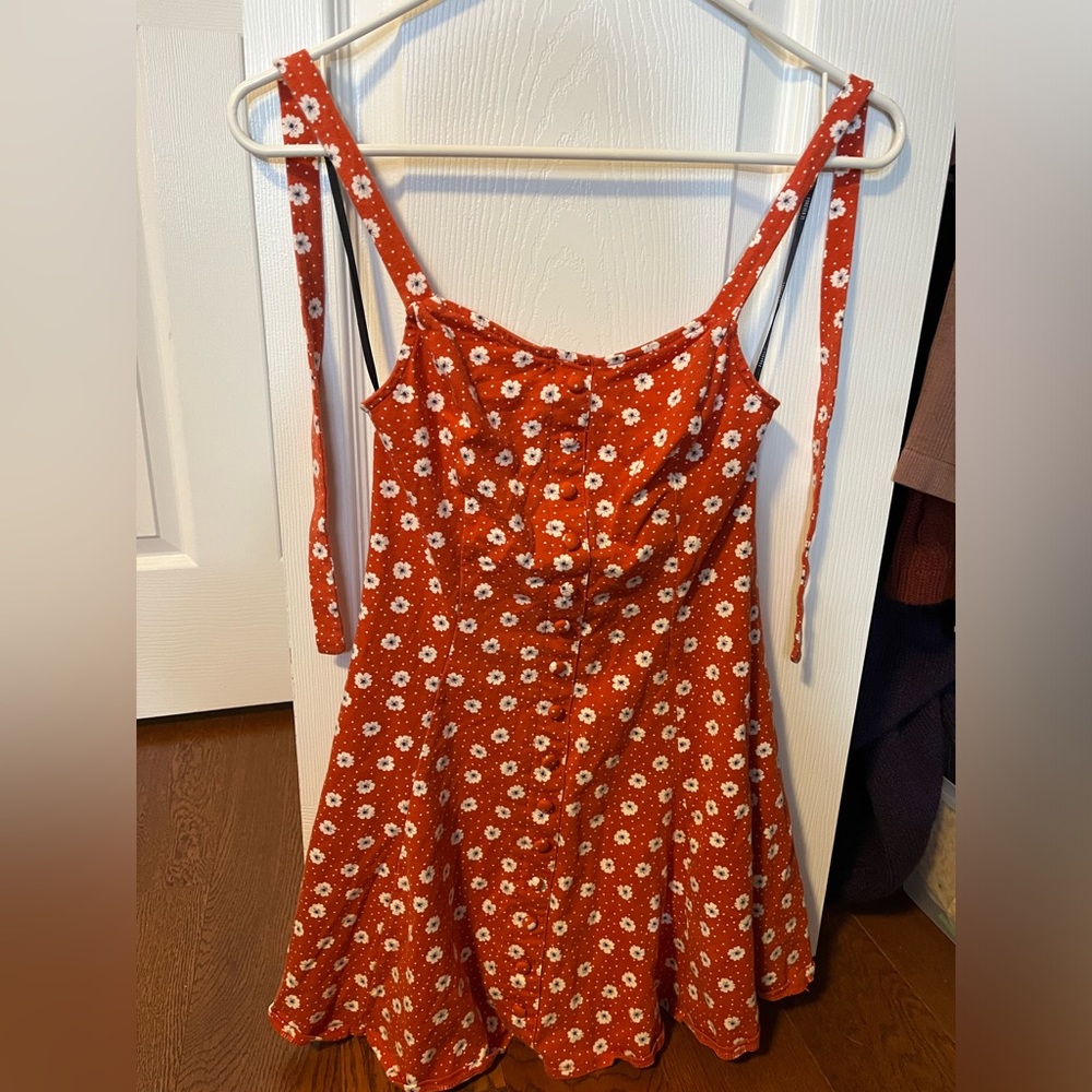 Forever 21 red summer dress size S